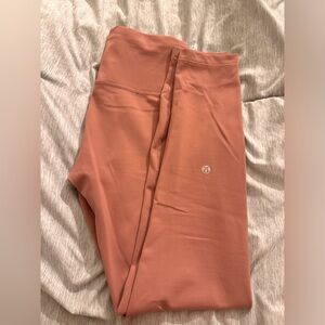 Dusty rose lululemon pants
